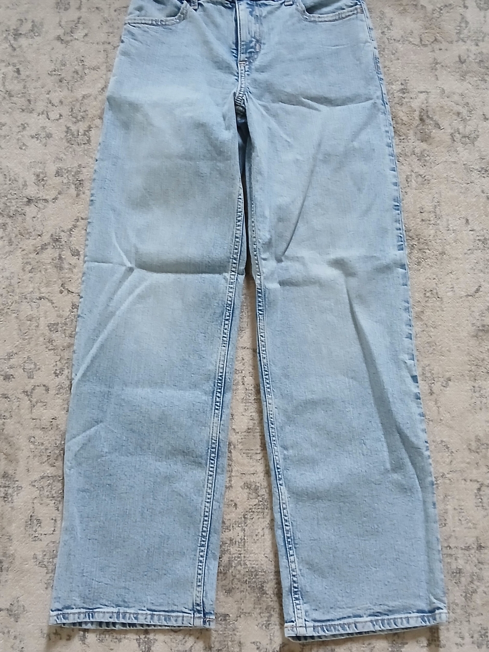 NWT Abercrombie Kids High Rise Wide Leg Jeans - Light Wash, Size 11/12 Long
